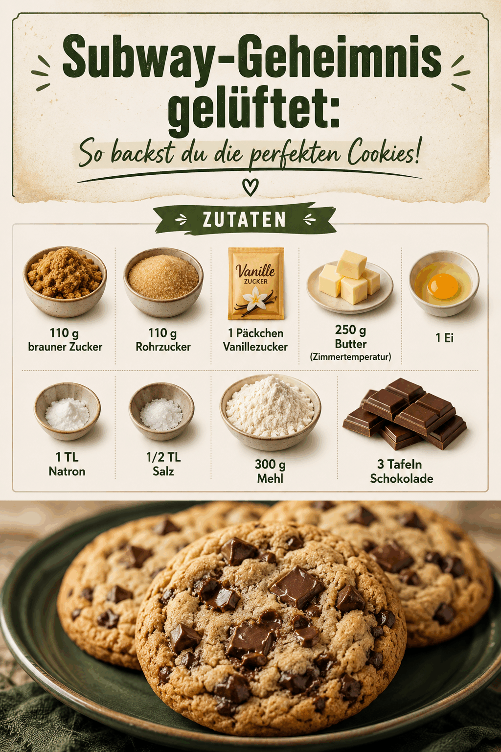 Subway-Geheimnis gelüftet: So backst du die perfekten Cookies!