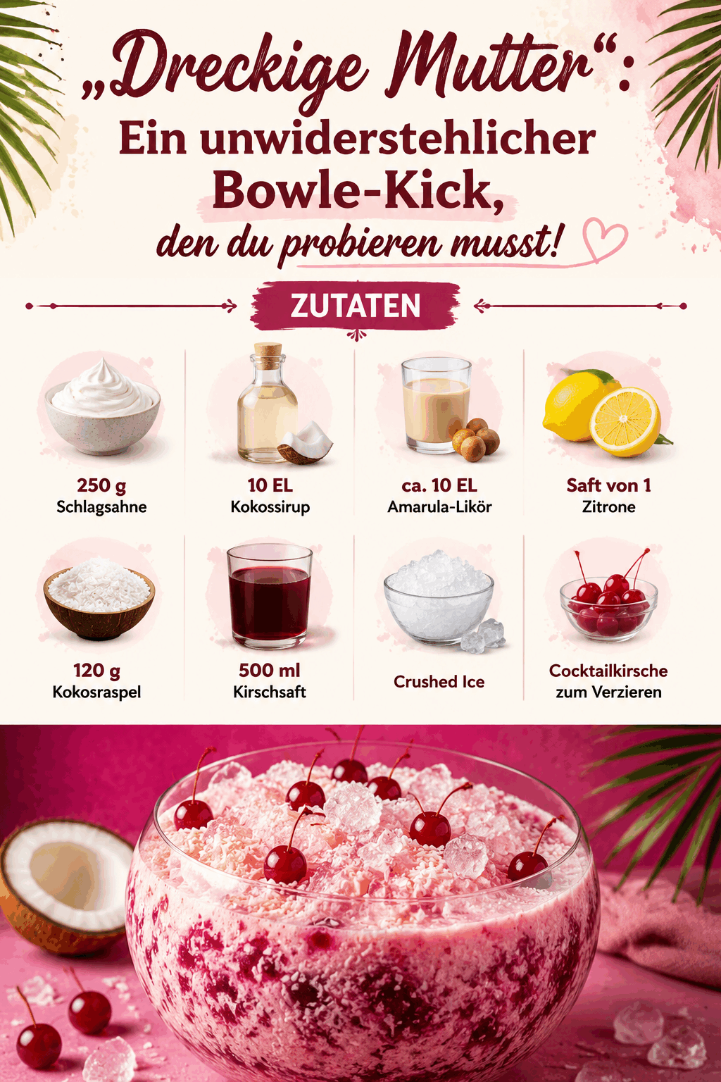 „Dreckige Mutter“: Ein unwiderstehlicher Bowle-Kick, den du probieren musst!