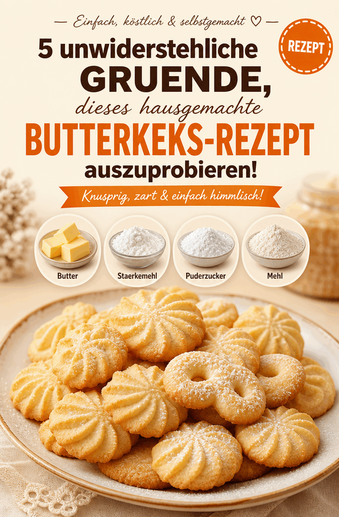 5 unwiderstehliche Gründe, dieses hausgemachte Butterkeks-Rezept auszuprobieren!