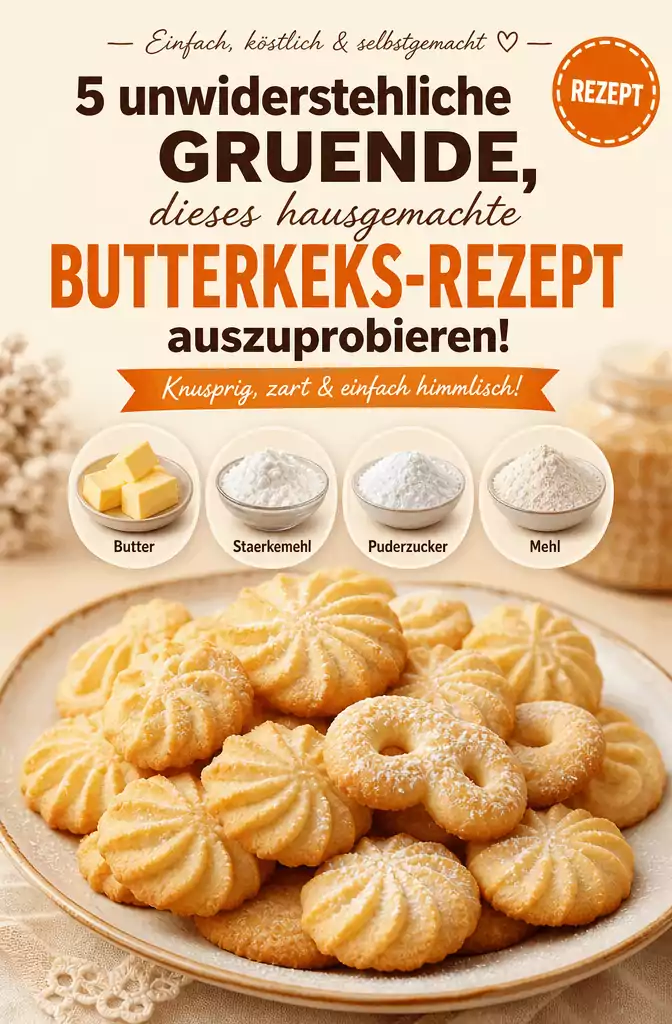 5 unwiderstehliche Gründe, dieses hausgemachte Butterkeks-Rezept auszuprobieren!