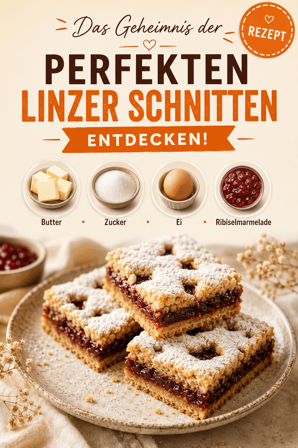 Das Geheimnis der perfekten Linzer Schnitten entdecken!