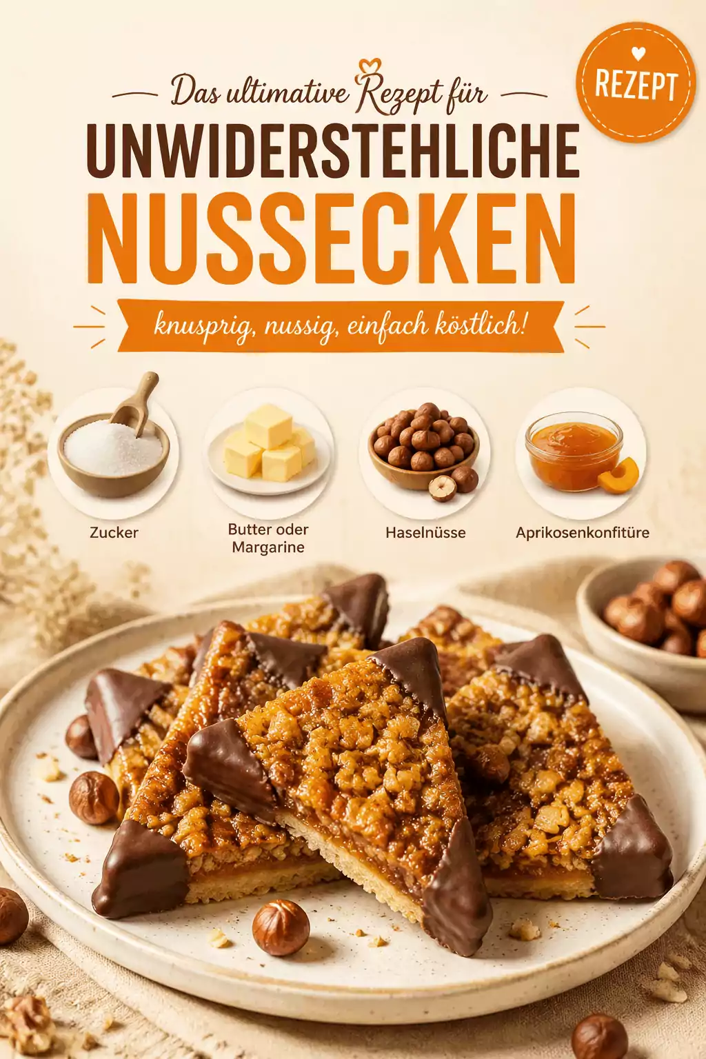Das ultimative Rezept für unwiderstehliche Nussecken
