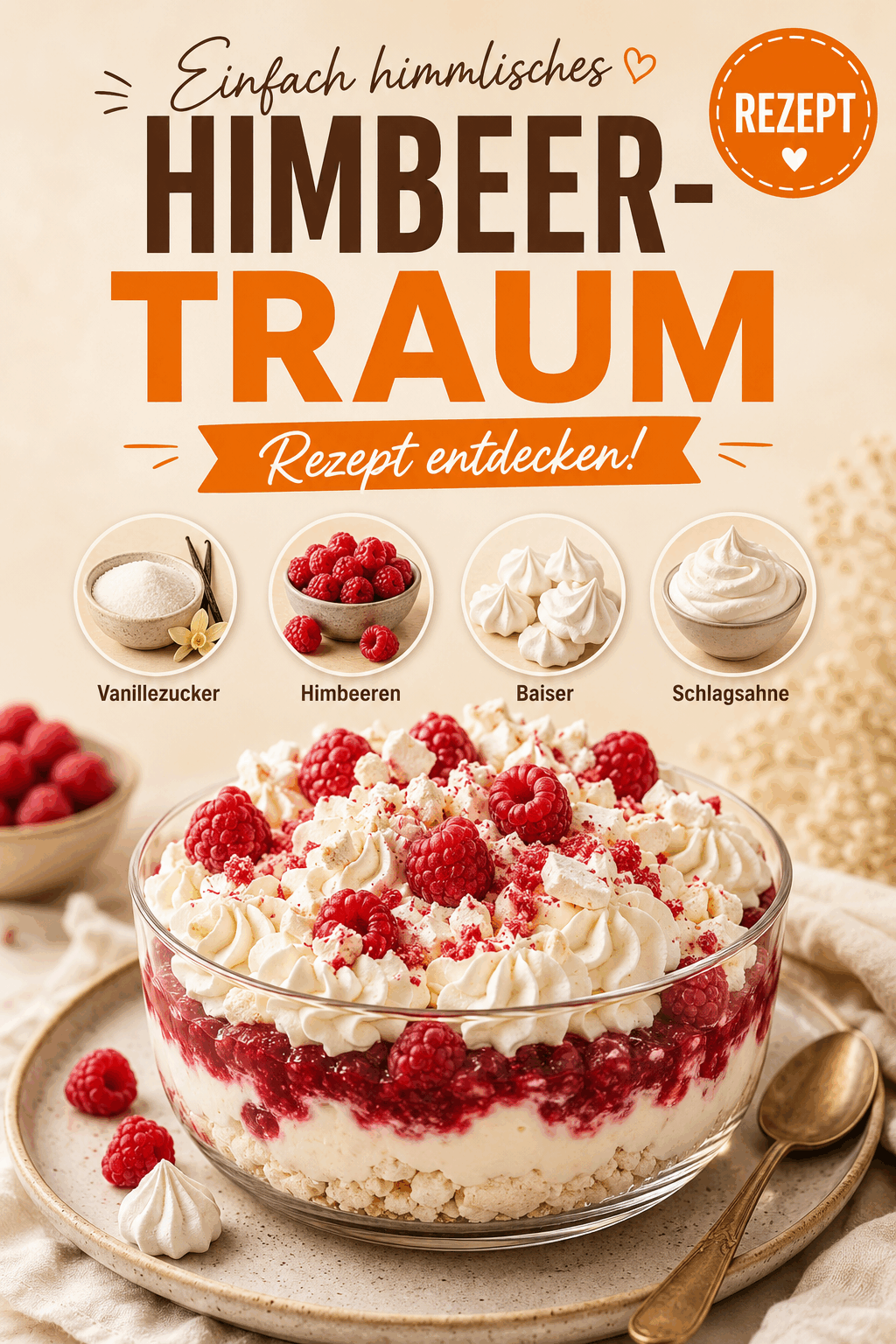 Einfach himmlisches Himbeer-Traum Rezept entdecken!
