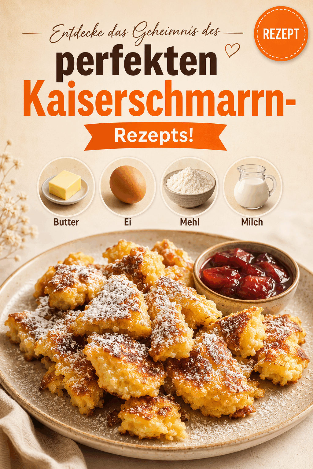 Entdecke das Geheimnis des perfekten Kaiserschmarrn-Rezepts!