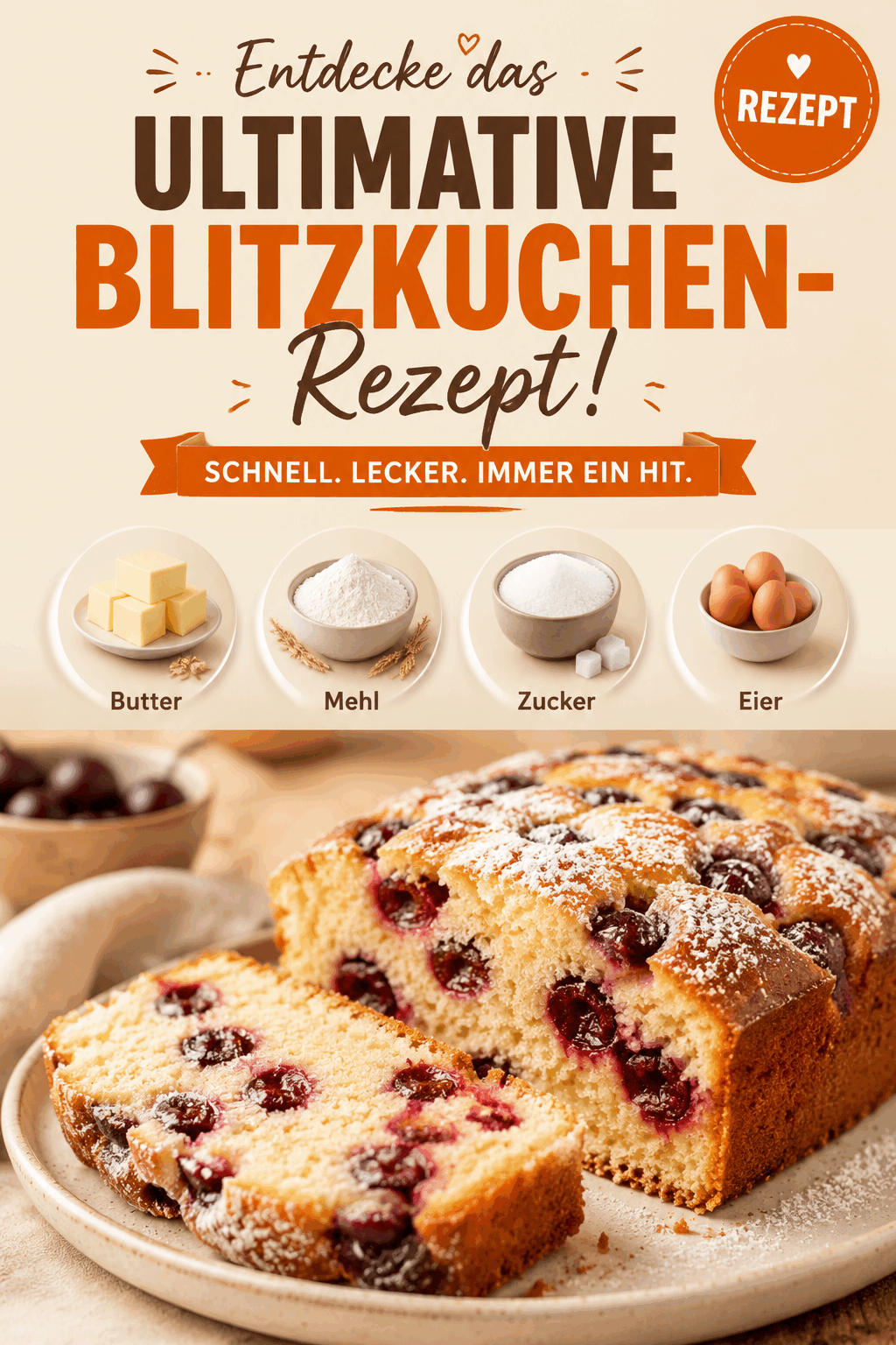 Entdecke das ultimative Blitzkuchen-Rezept!