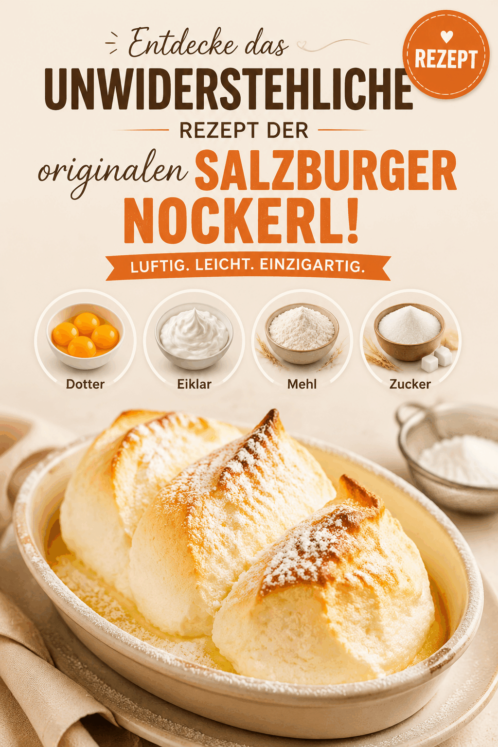 Entdecke das unwiderstehliche Rezept der originalen Salzburger Nockerl!