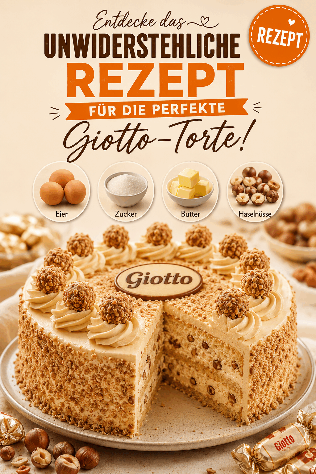 Entdecke das unwiderstehliche Rezept für die perfekte Giotto-Torte!
