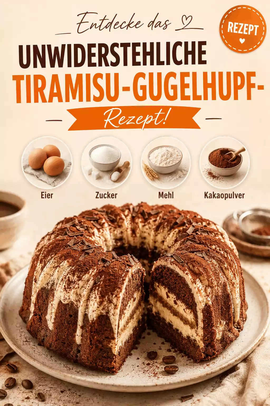 Entdecke das unwiderstehliche Tiramisu-Gugelhupf-Rezept!