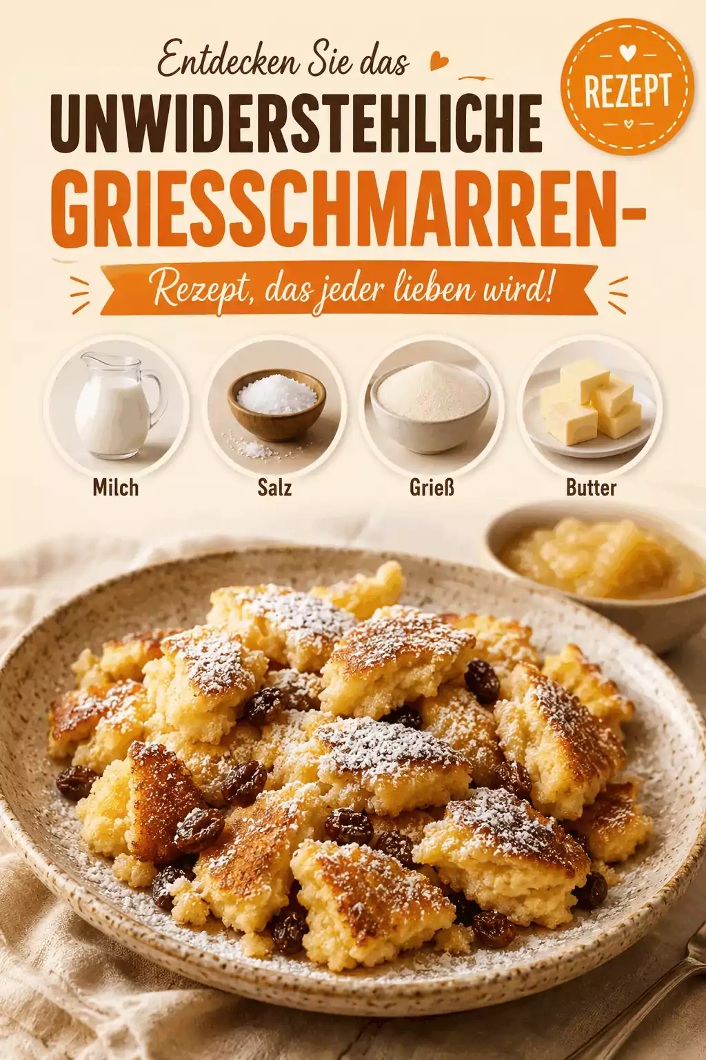 Entdecken Sie das unwiderstehliche Grießschmarren-Rezept, das jeder lieben wird!
