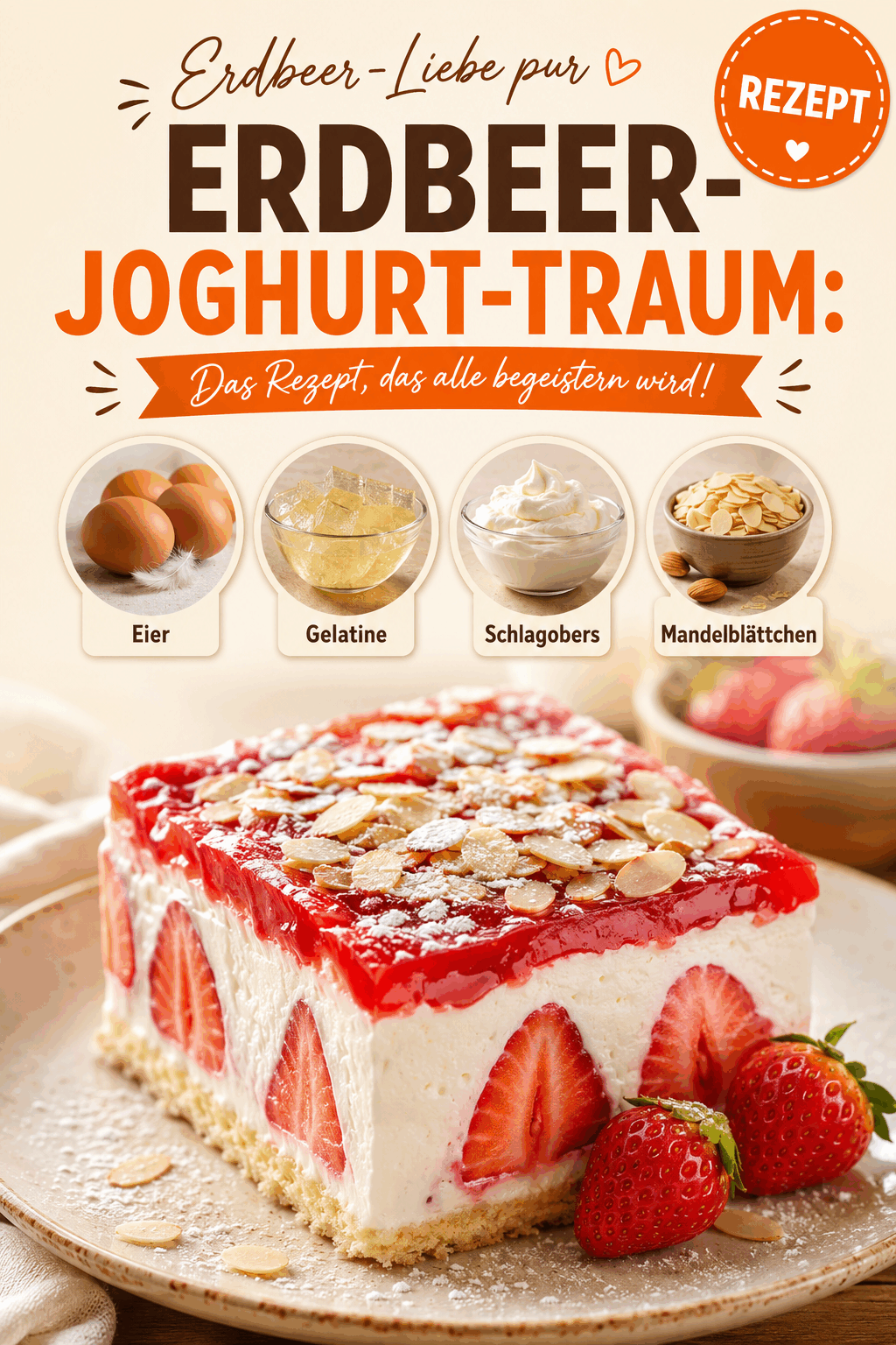 Erdbeer-Joghurt-Traum: Das Rezept, das alle begeistern wird!
