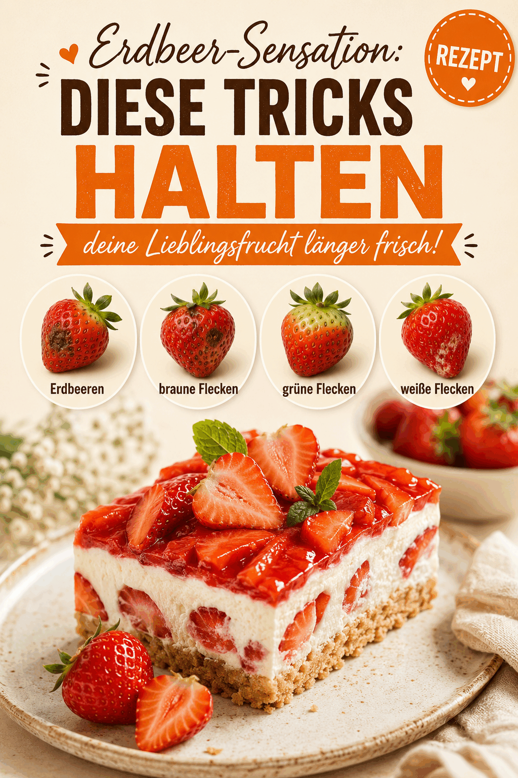 Erdbeer-Sensation: Diese Tricks halten deine Lieblingsfrucht länger frisch!
