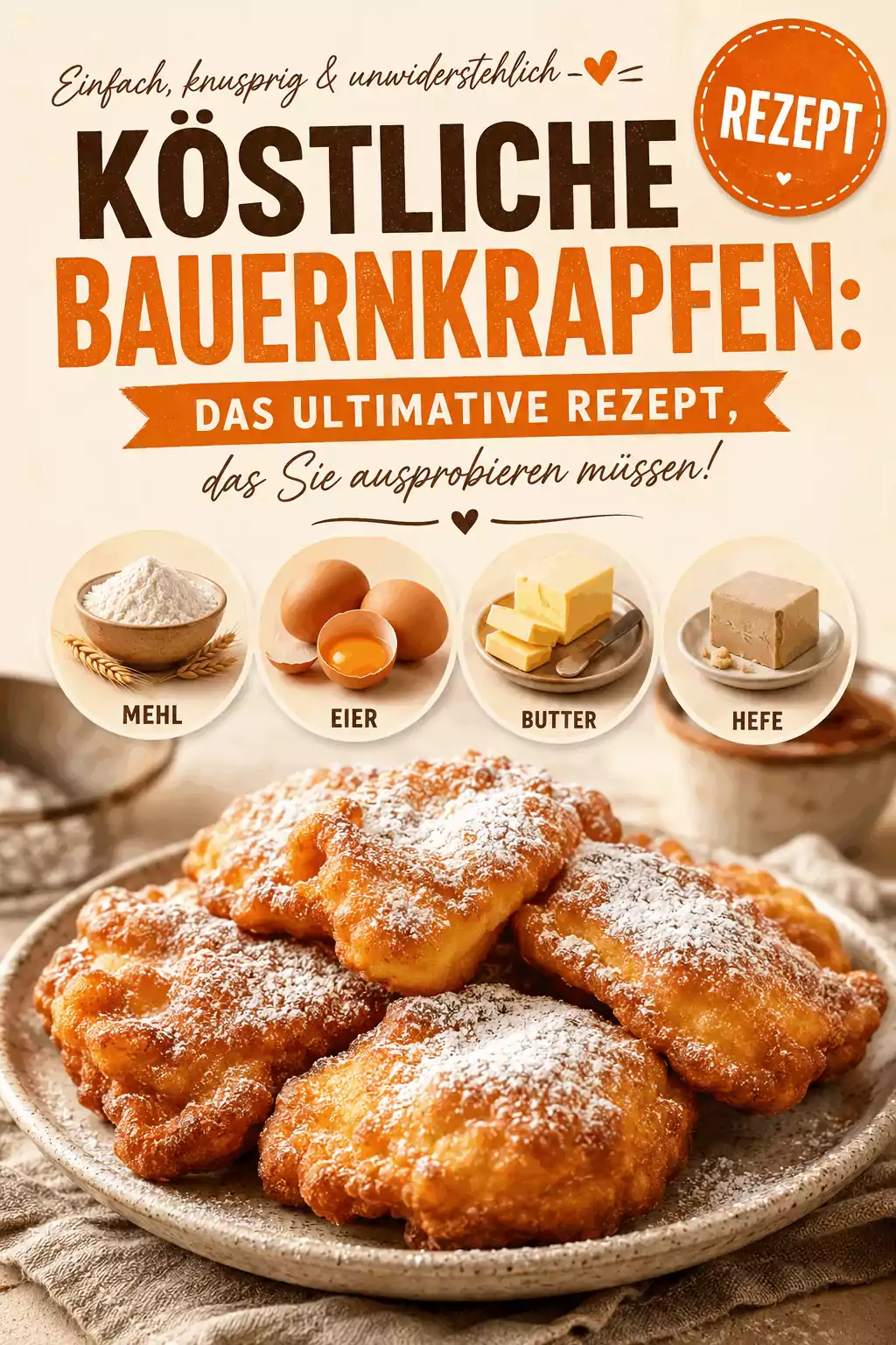 Köstliche Bauernkrapfen: Das ultimative Rezept, das Sie ausprobieren müssen!