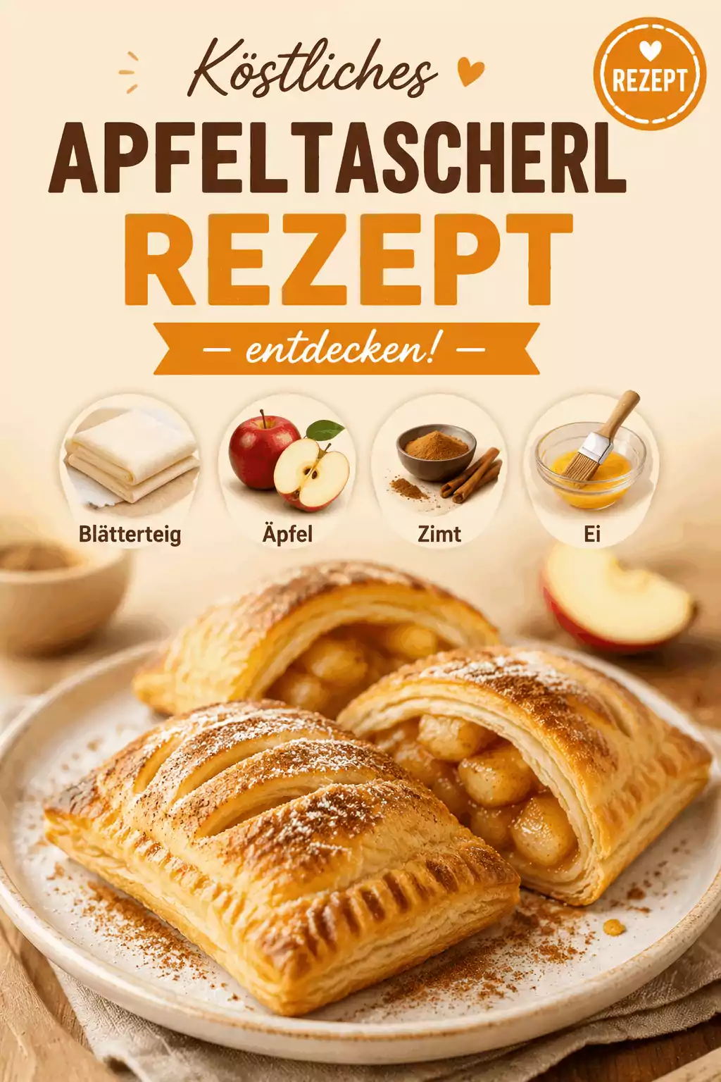 Köstliches Apfeltascherl Rezept entdecken!