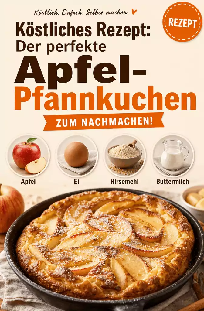 Köstliches Rezept: Der perfekte Apfel-Pfannkuchen zum Nachmachen!