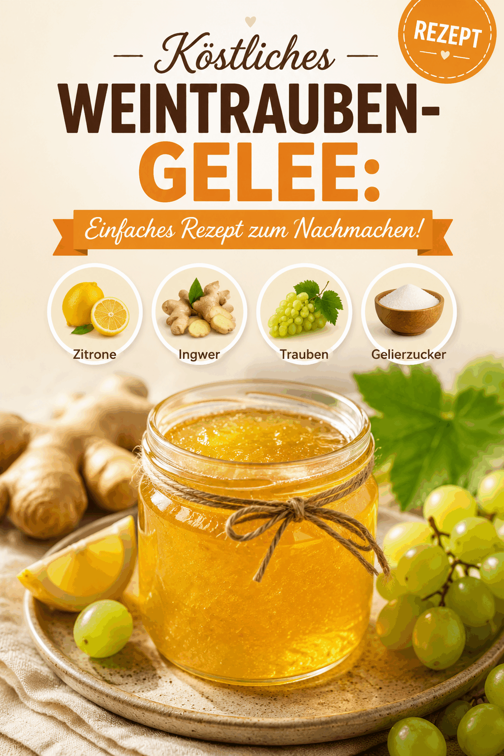 Köstliches Weintrauben-Gelee: Einfaches Rezept zum Nachmachen!