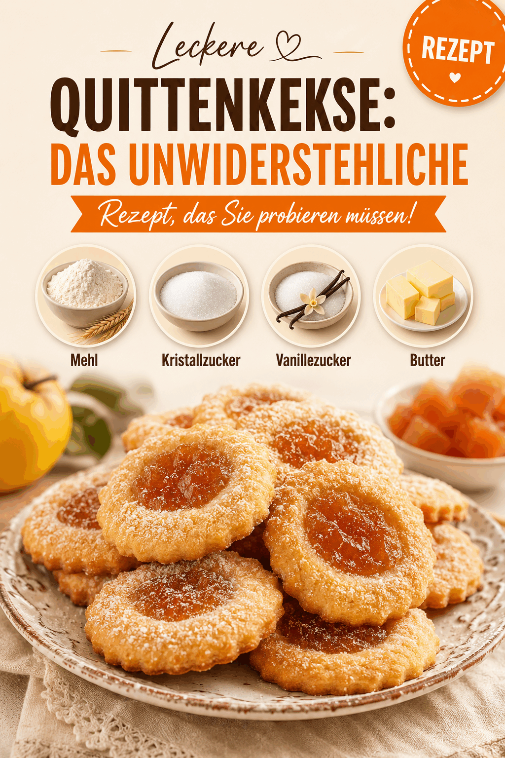 Leckere Quittenkekse: Das unwiderstehliche Rezept, das Sie probieren müssen!