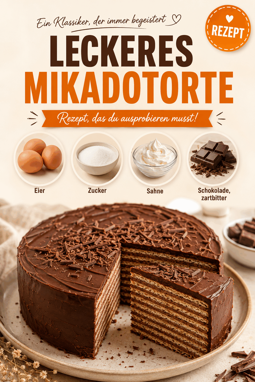 Leckeres Mikadotorte Rezept, das du ausprobieren musst!