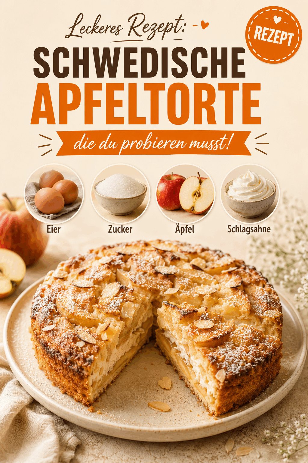 Leckeres Rezept: Schwedische Apfeltorte, die du probieren musst!