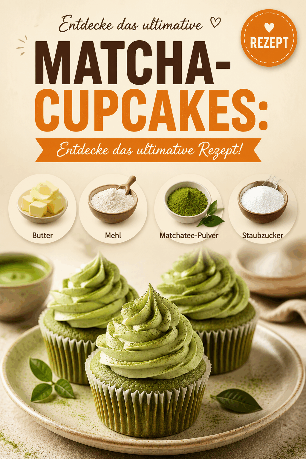 Matcha-Cupcakes: Entdecke das ultimative Rezept!