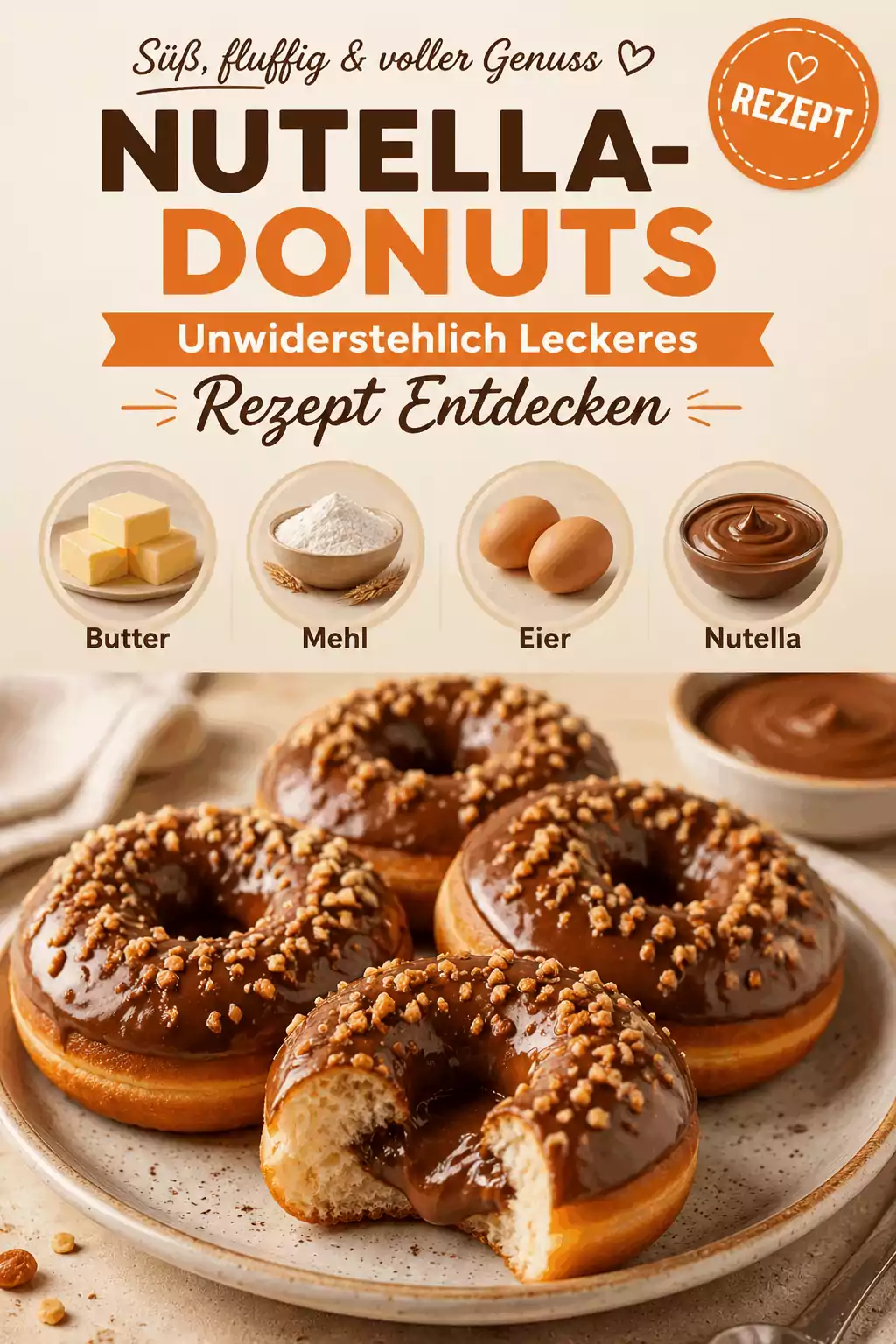 Nutella-Donuts: Unwiderstehlich Leckeres Rezept Entdecken