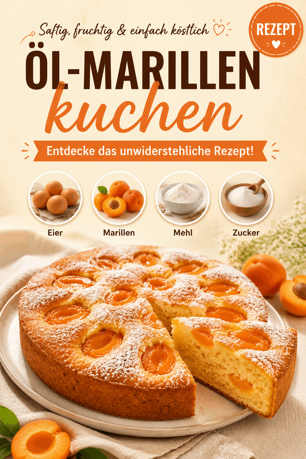 Öl-Marillenkuchen: Entdecke das unwiderstehliche Rezept!
