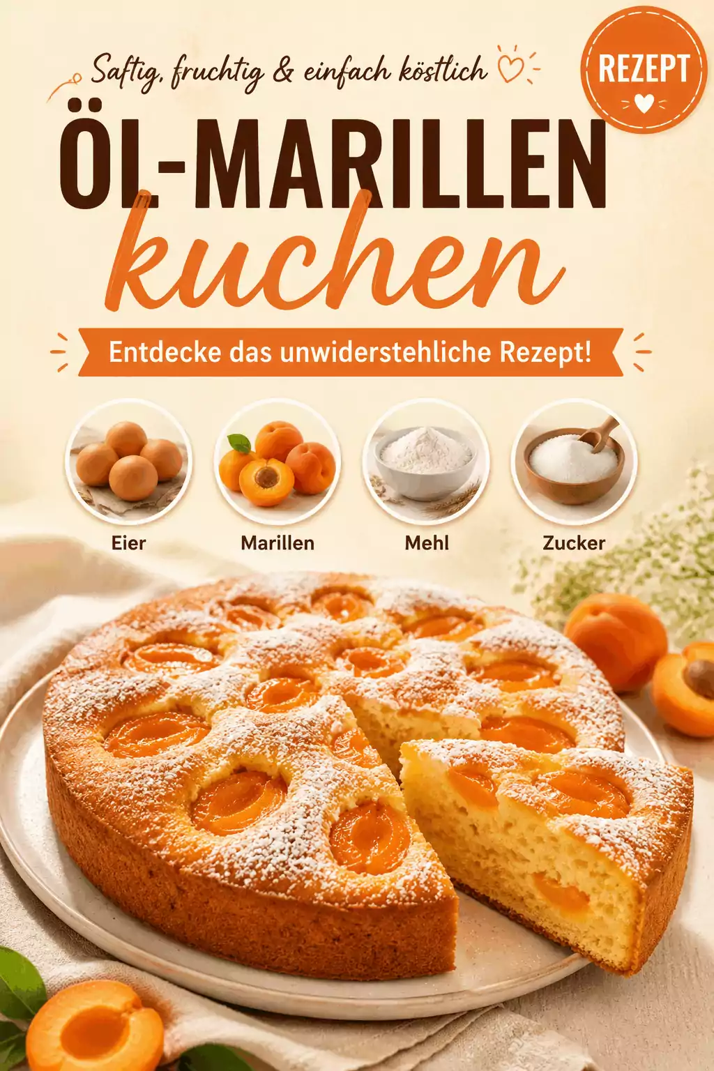 Öl-Marillenkuchen: Entdecke das unwiderstehliche Rezept!
