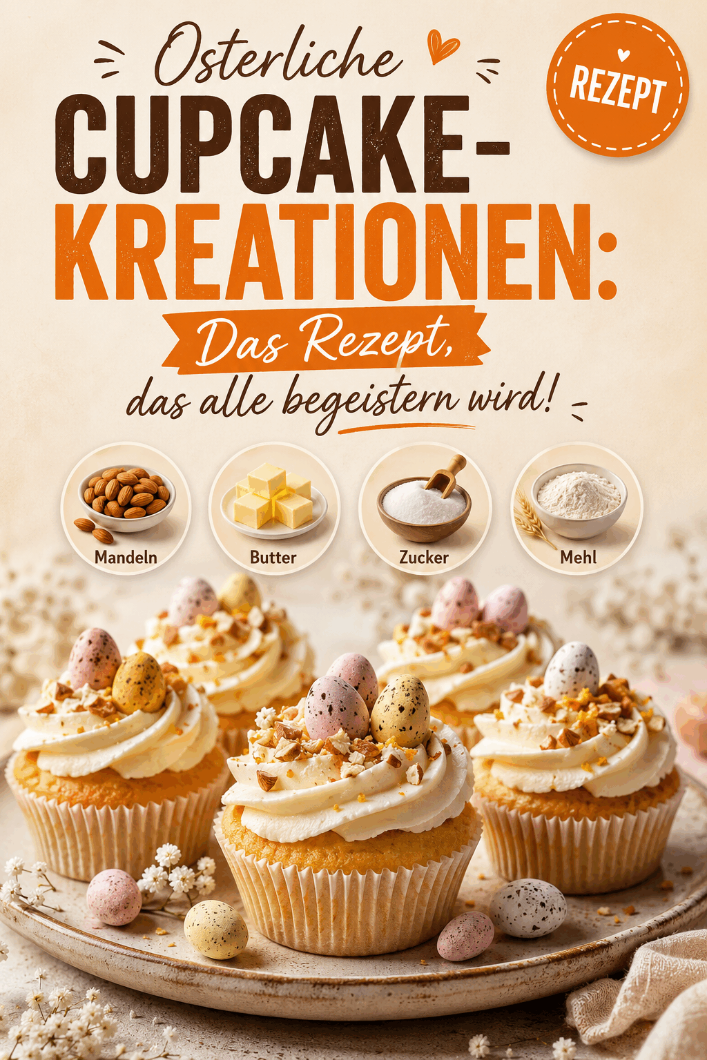 Osterliche Cupcake-Kreationen: Das Rezept, das alle begeistern wird!