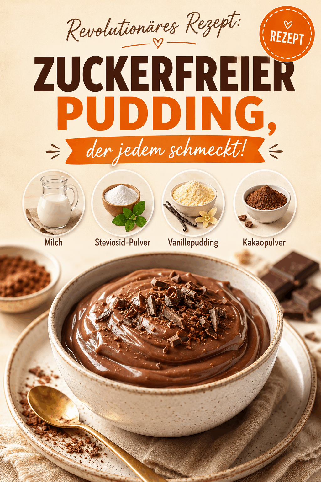 Revolutionäres Rezept: Zuckerfreier Pudding, der jedem schmeckt!