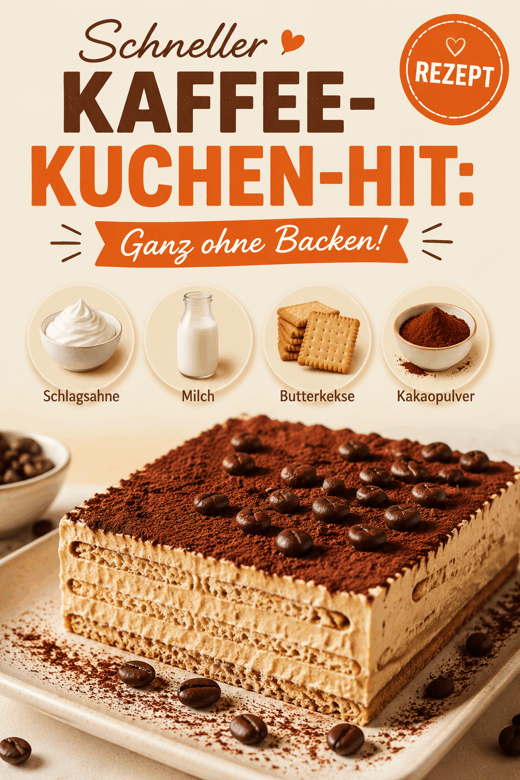 Schneller Kaffee-Kuchen-Hit: Ganz ohne Backen!