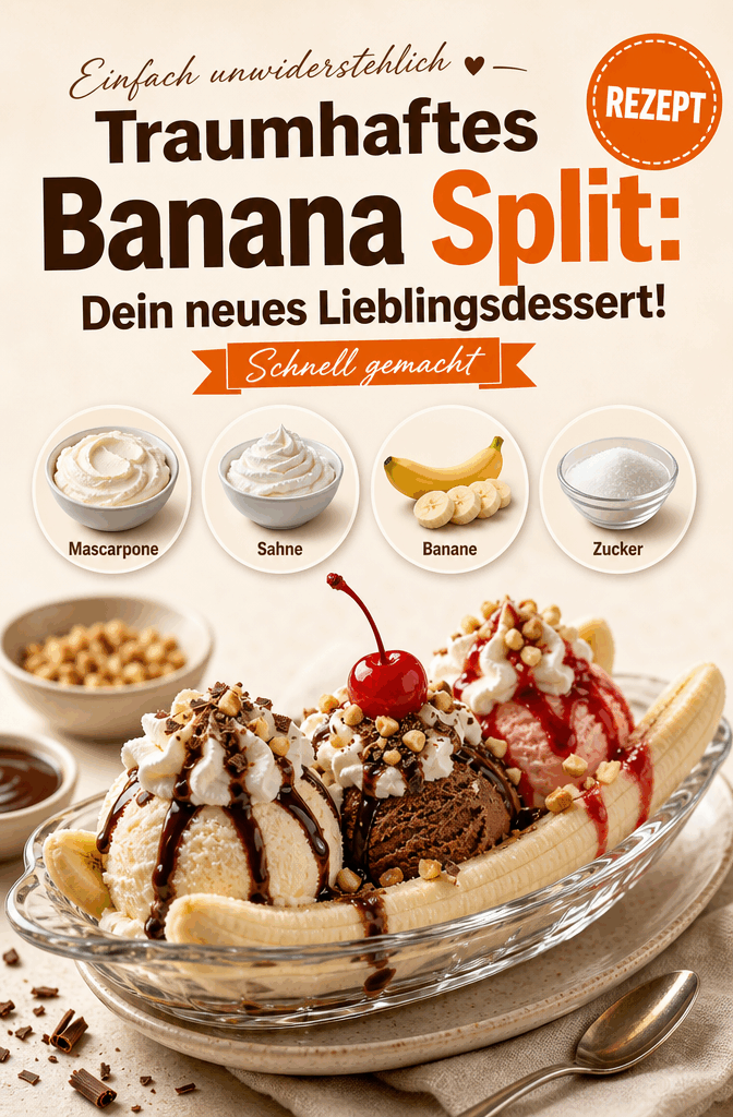 Traumhaftes Banana Split: Dein neues Lieblingsdessert!