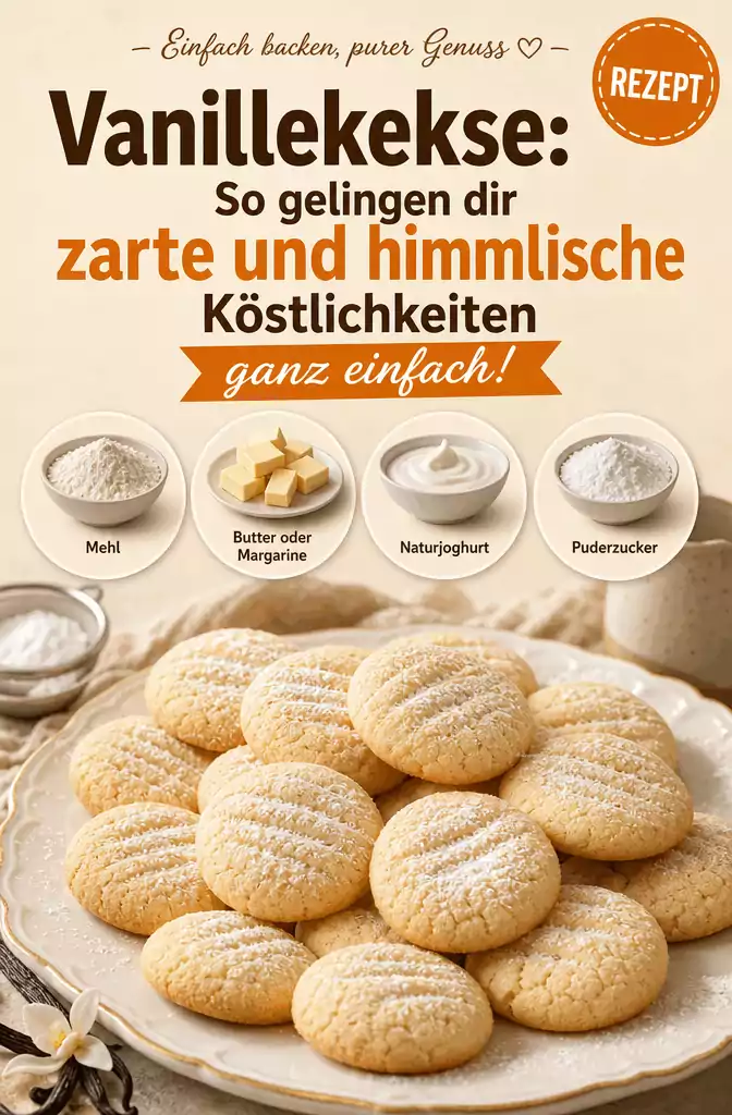 Vanillekekse: So gelingen dir zarte und himmlische Köstlichkeiten ganz einfach!