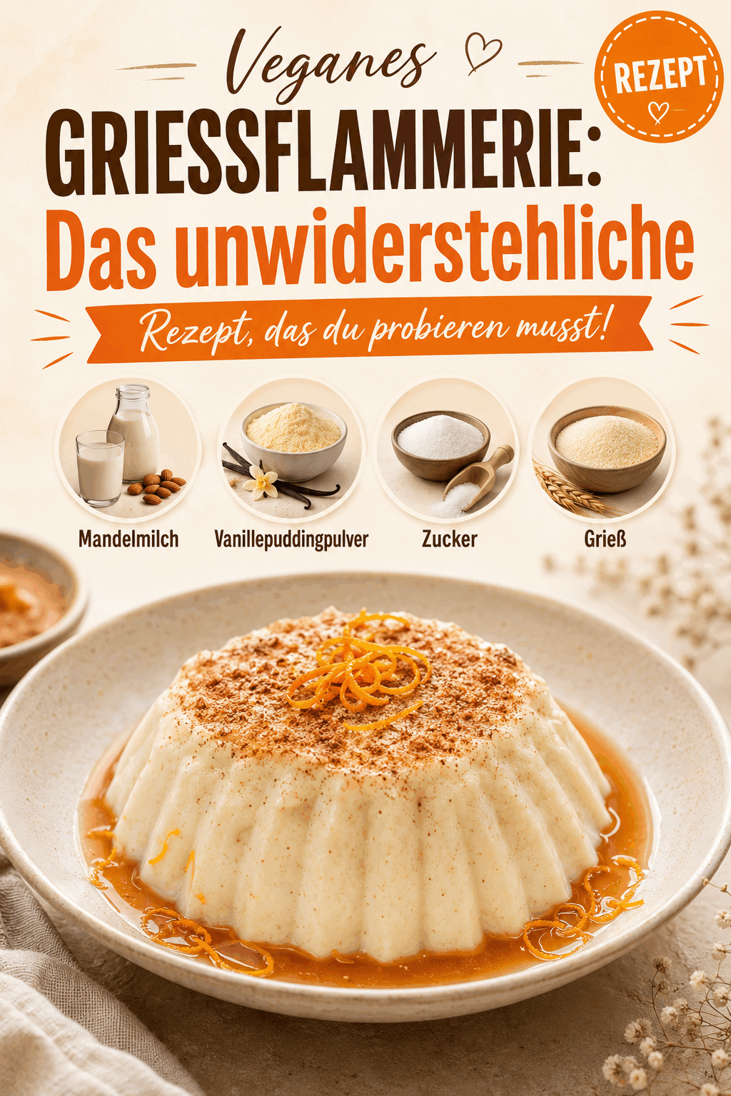Veganes Grießflammerie: Das unwiderstehliche Rezept, das du probieren musst!