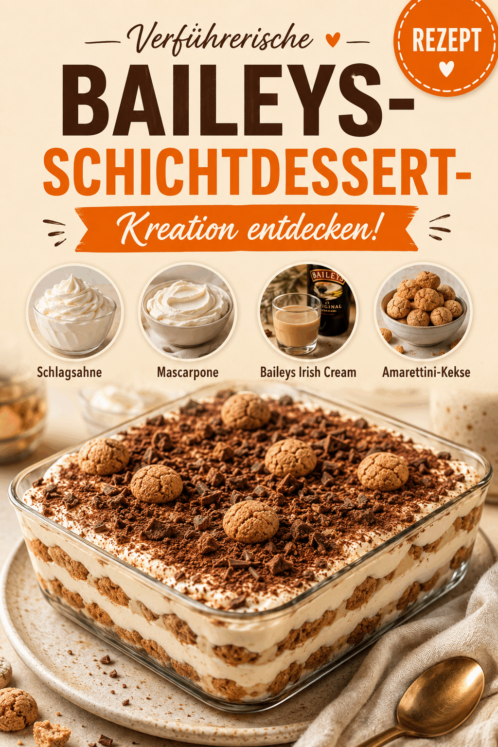 Verführerische Baileys-Schichtdessert-Kreation entdecken!