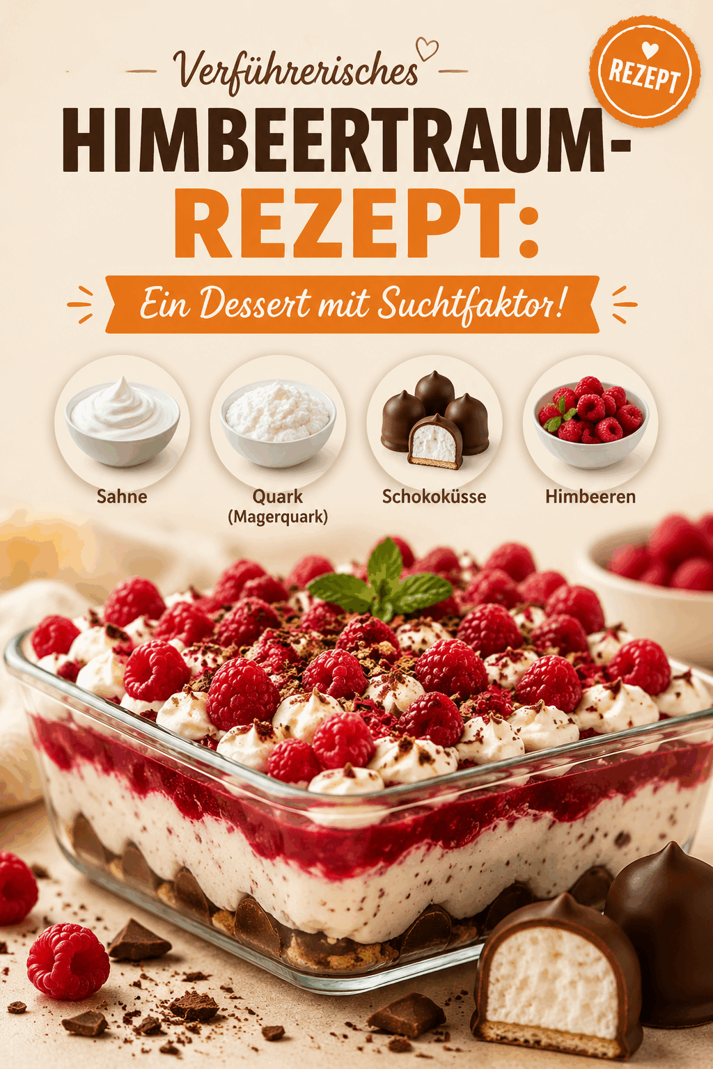 Verführerisches Himbeertraum-Rezept: Ein Dessert mit Suchtfaktor!