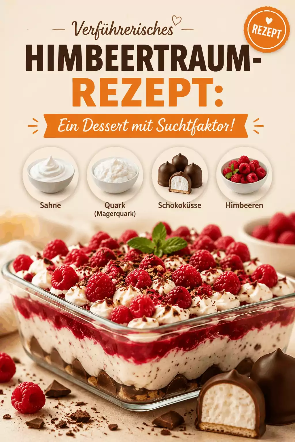 Verführerisches Himbeertraum-Rezept: Ein Dessert mit Suchtfaktor!