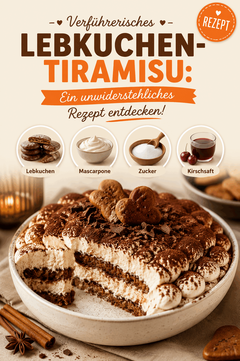 Verführerisches Lebkuchen-Tiramisu: Ein unwiderstehliches Rezept entdecken!