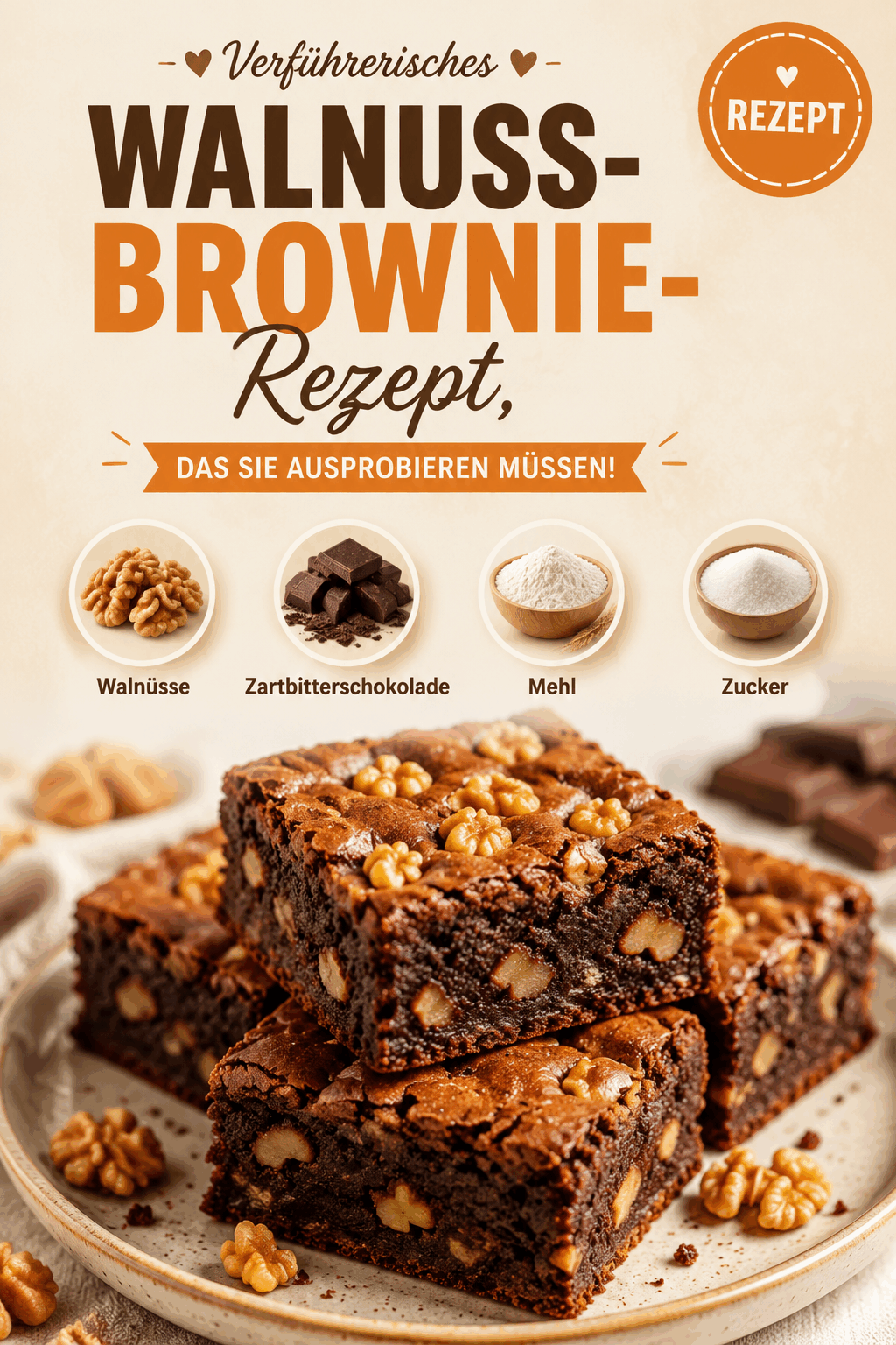 Verführerisches Walnuss-Brownie-Rezept, das Sie ausprobieren müssen!