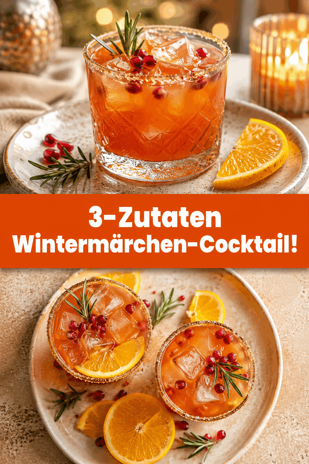3-Zutaten Wintermärchen-Cocktail!