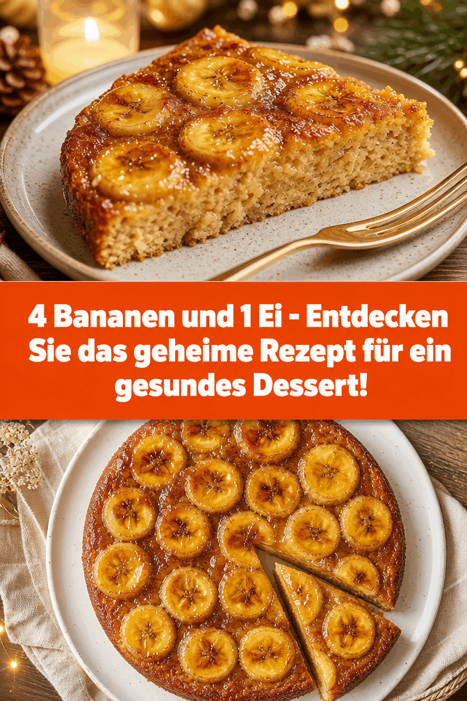 4 Bananen und 1 Ei - Entdecken Sie das geheime Rezept für ein gesundes Dessert!