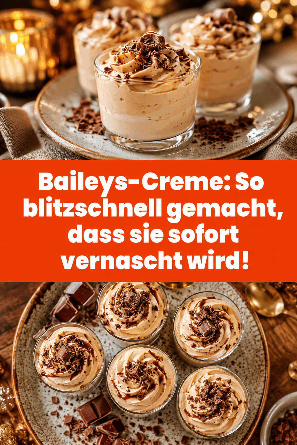 Baileys-Creme: So blitzschnell gemacht, dass sie sofort vernascht wird!