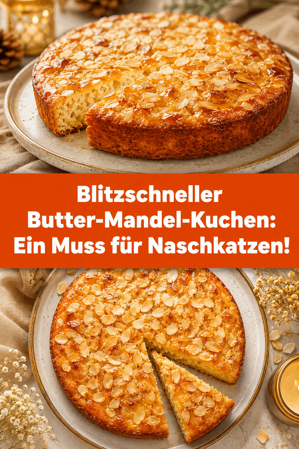 Blitzschneller Butter-Mandel-Kuchen: Ein Muss für Naschkatzen!