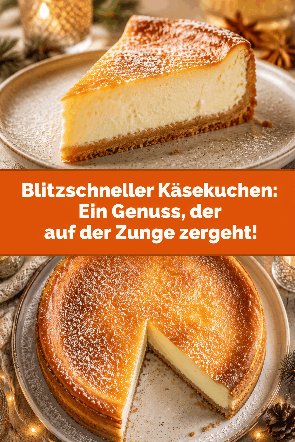 Blitzschneller Käsekuchen: Ein Genuss, der auf der Zunge zergeht!