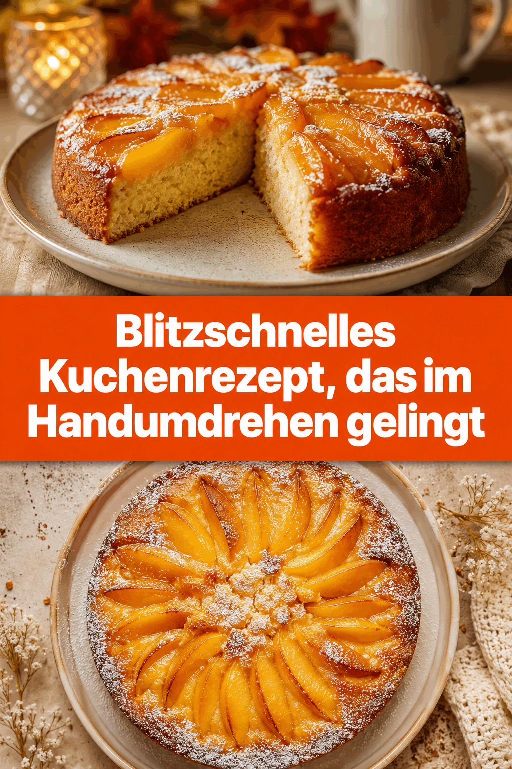 Blitzschnelles Kuchenrezept, das im Handumdrehen gelingt