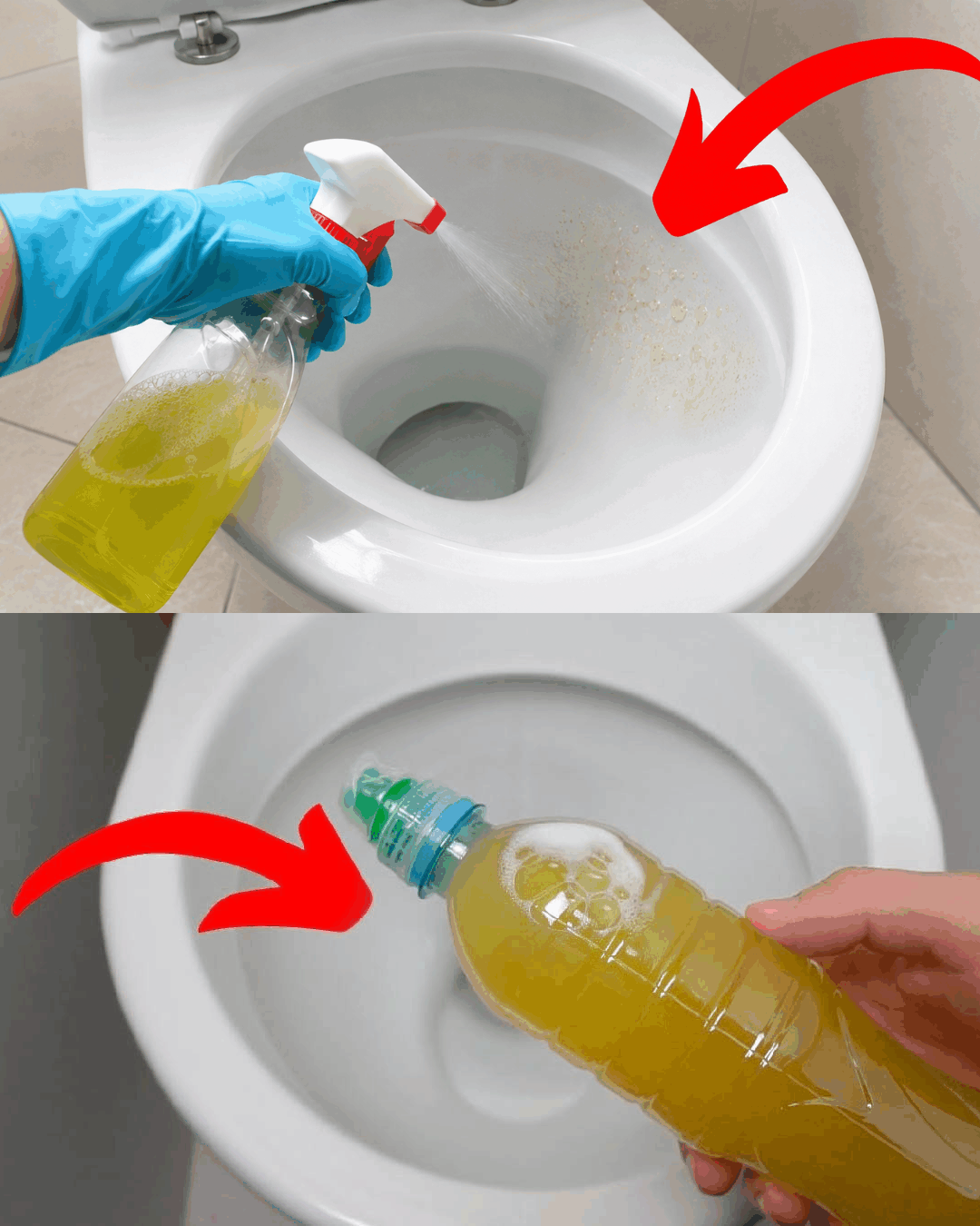 Ce mélange maison élimine le tartre, le calcaire et les traces de moisissure dans les toilettes (3)