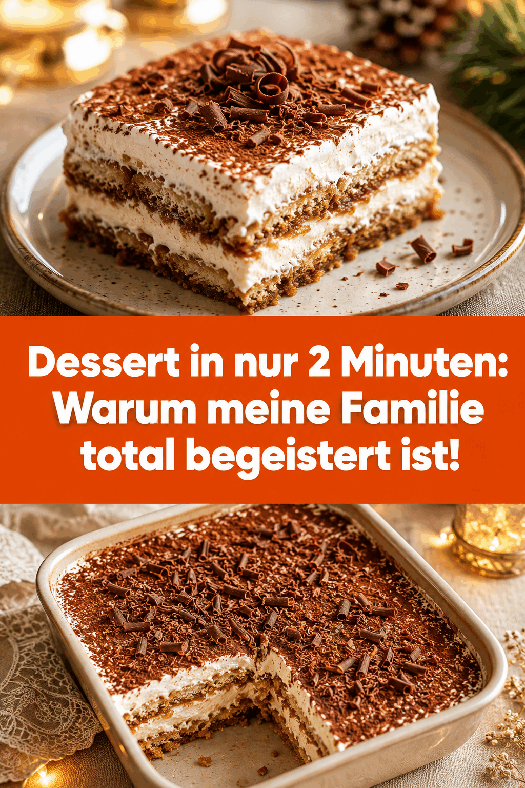 Dessert in nur 2 Minuten: Warum meine Familie total begeistert ist!