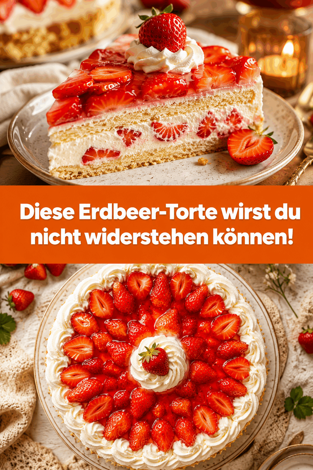 Diese Erdbeer-Torte wirst du nicht widerstehen können!