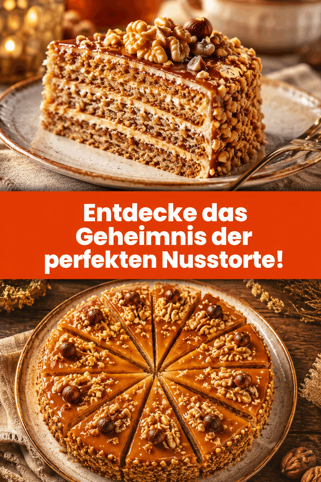 Entdecke das Geheimnis der perfekten Nusstorte!