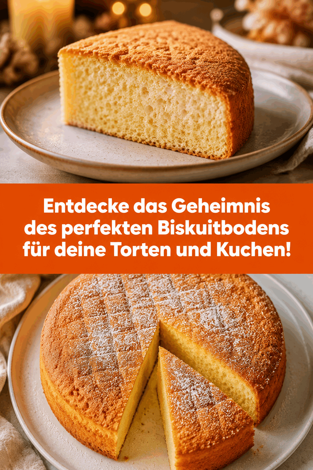 Entdecke das Geheimnis des perfekten Biskuitbodens für deine Torten und Kuchen!