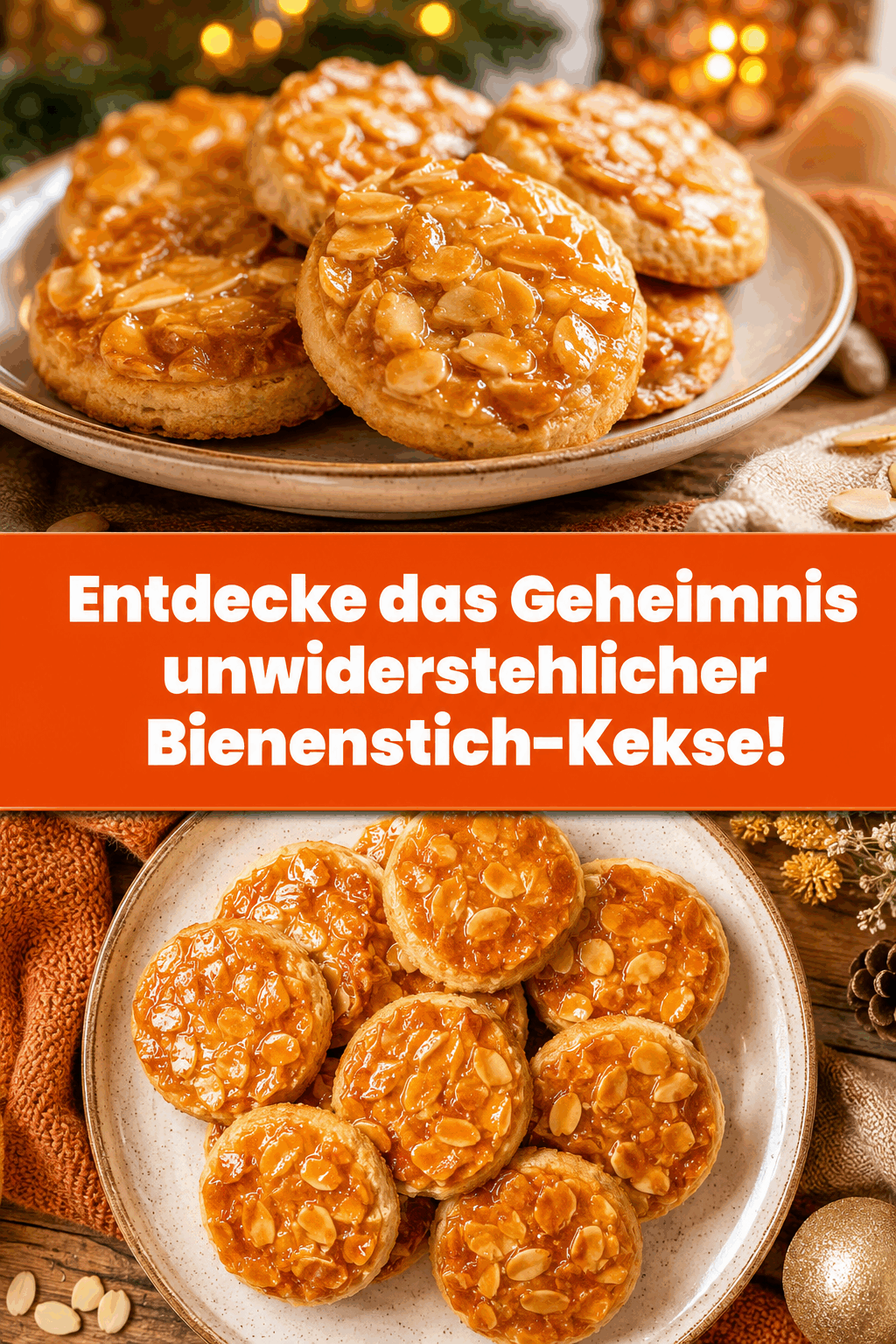 Entdecke das Geheimnis unwiderstehlicher Bienenstich-Kekse!