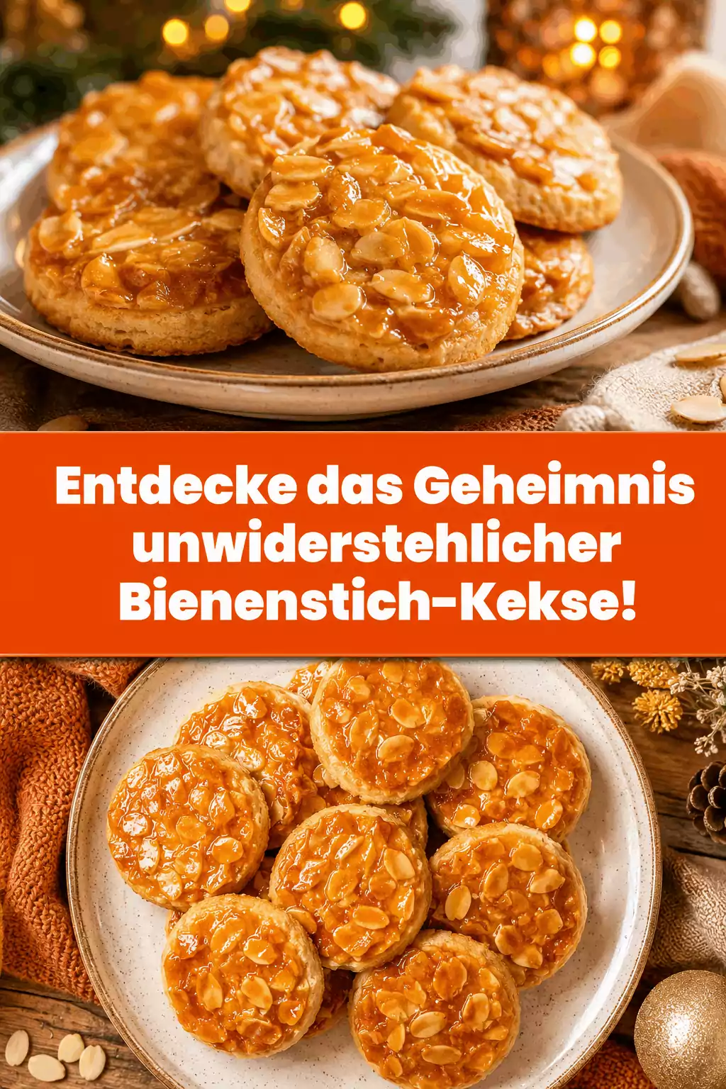 Entdecke das Geheimnis unwiderstehlicher Bienenstich-Kekse!